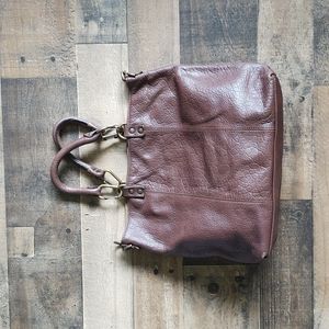 VTG Plinio Visona Made in Italy Brown Leather Hand bag